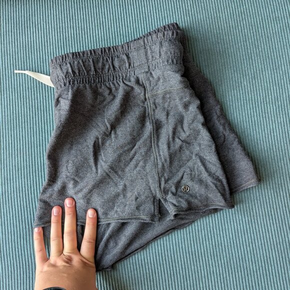 Dark Grey Lululemon Shorts (Size 4) - Picture 4 of 5